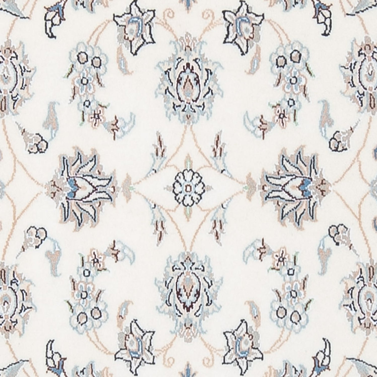 Alfombra de pasillo Alfombra Persa - Nain - Prima - 314 x 81 cm - crema