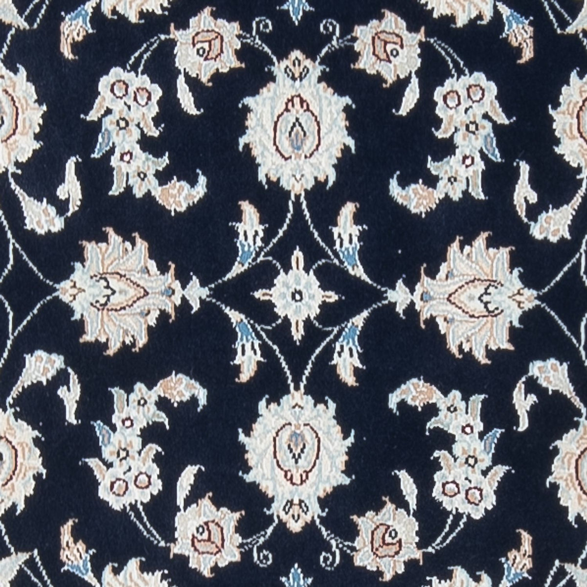 Alfombra de pasillo Alfombra Persa - Nain - Prima - 302 x 82 cm - azul oscuro