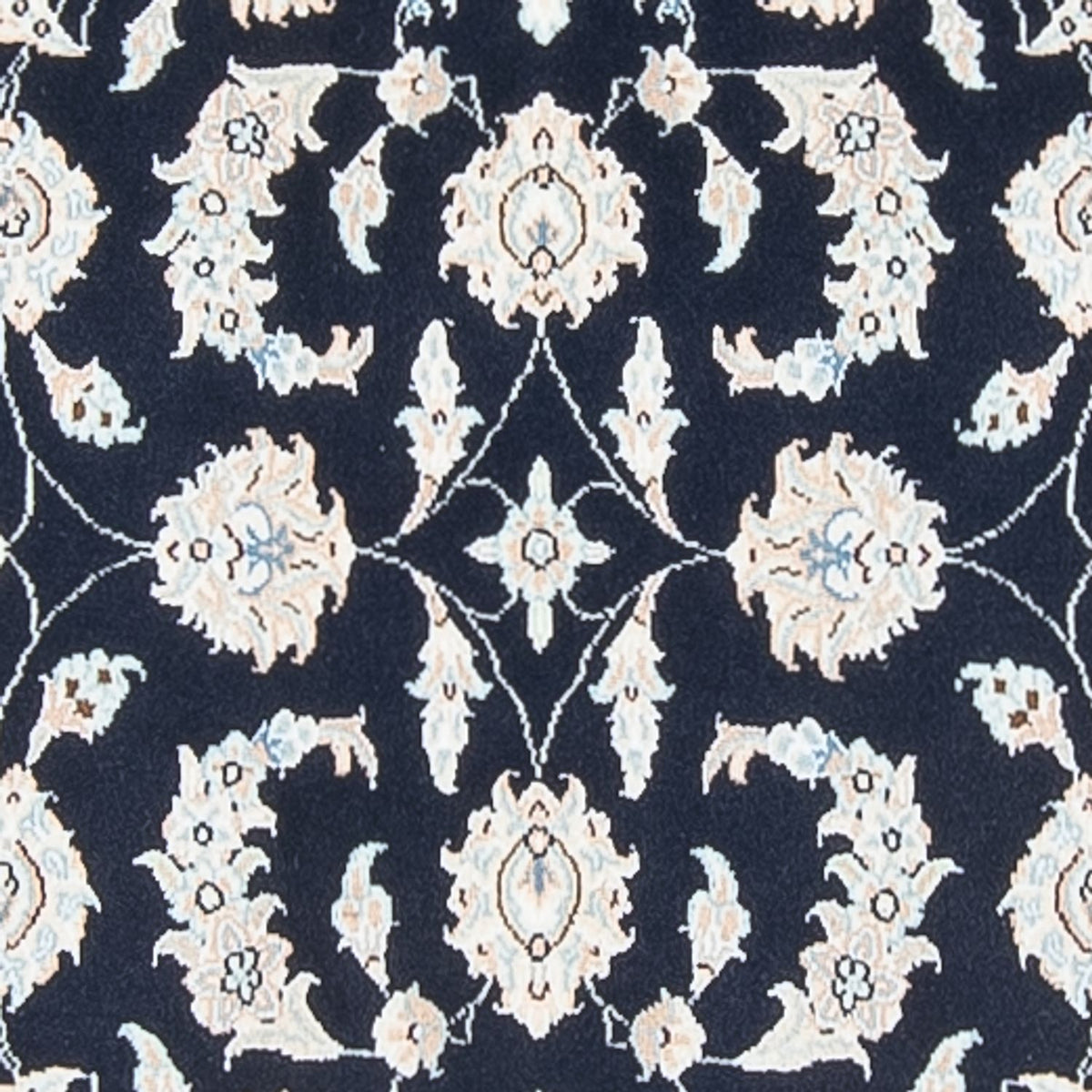 Alfombra de pasillo Alfombra Persa - Nain - Prima - 339 x 85 cm - azul oscuro