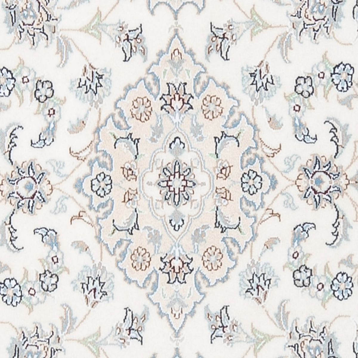 Alfombra de pasillo Alfombra Persa - Nain - Prima - 315 x 80 cm - crema