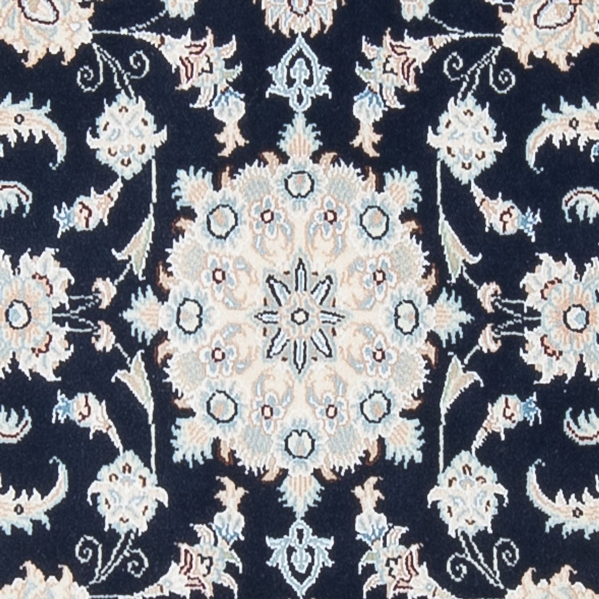 Alfombra de pasillo Alfombra Persa - Nain - Prima - 296 x 81 cm - azul oscuro