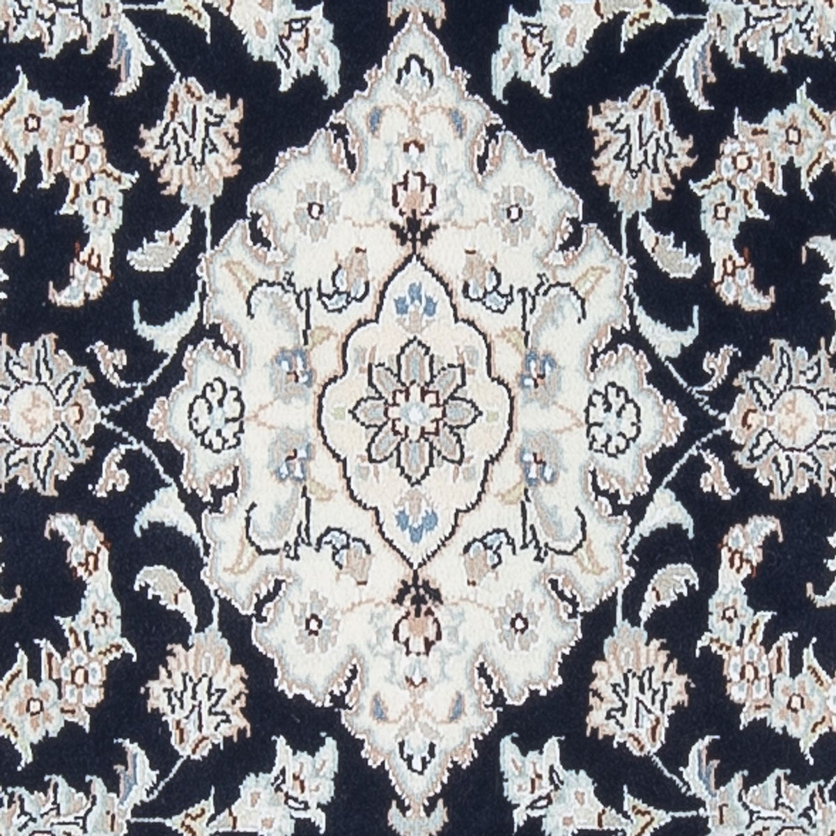Alfombra de pasillo Alfombra Persa - Nain - Prima - 299 x 84 cm - azul oscuro