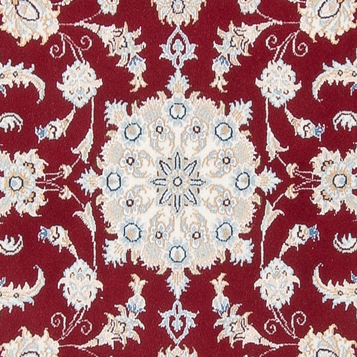 Alfombra de pasillo Alfombra Persa - Nain - Prima - 302 x 82 cm - rojo