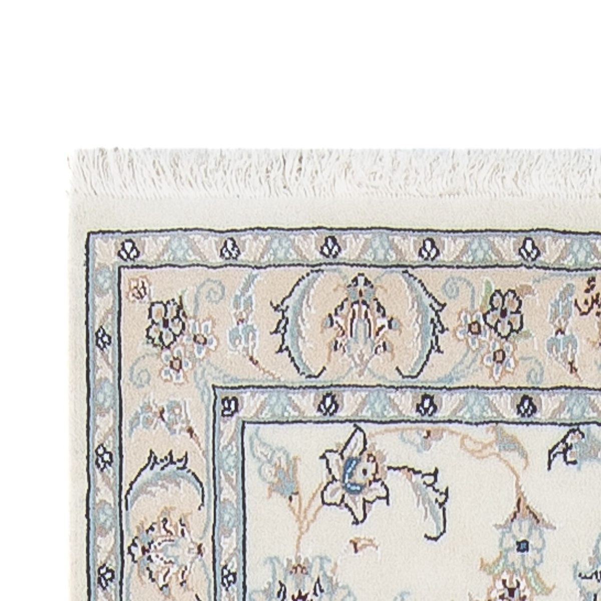 Alfombra de pasillo Alfombra Persa - Nain - Prima - 292 x 81 cm - crema
