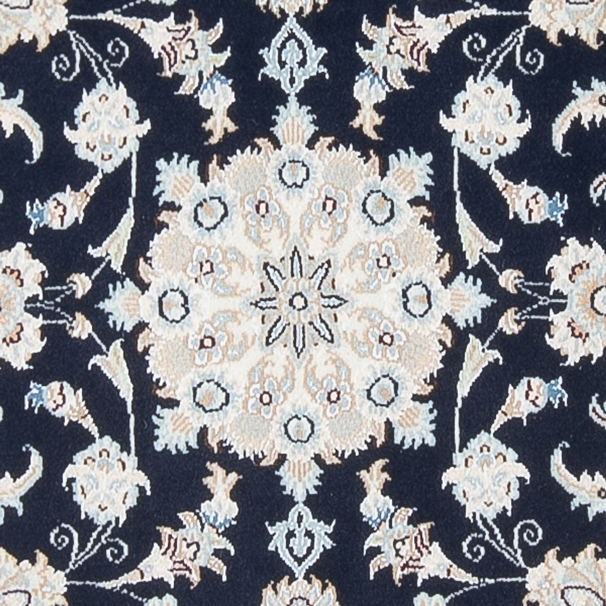 Alfombra de pasillo Alfombra Persa - Nain - Prima - 301 x 83 cm - azul oscuro