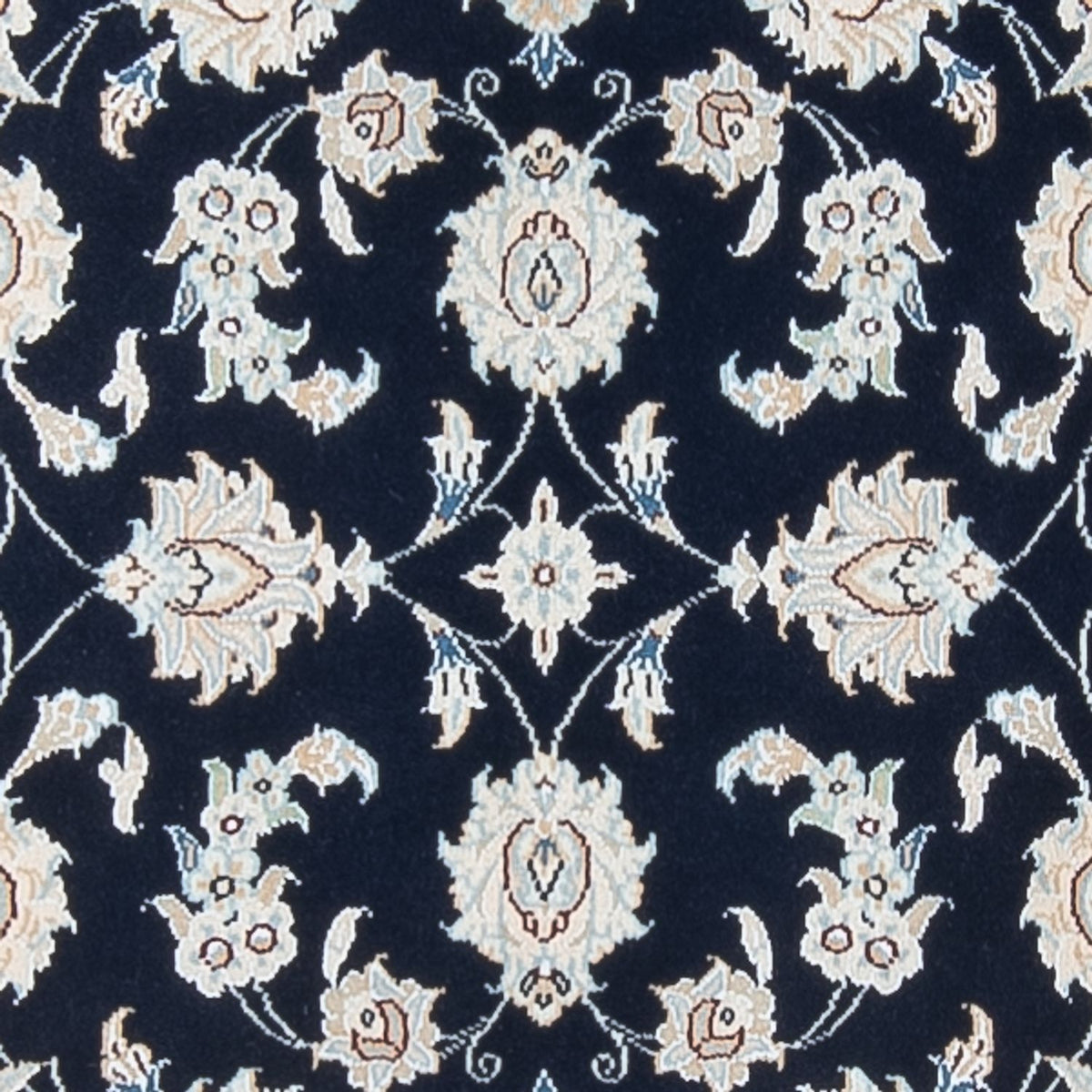 Alfombra de pasillo Alfombra Persa - Nain - Prima - 302 x 82 cm - azul oscuro