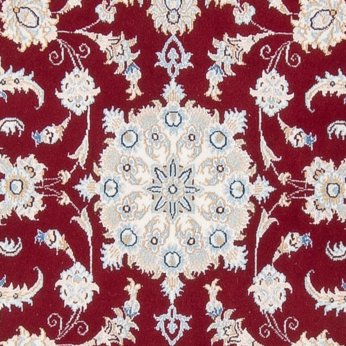 Alfombra de pasillo Alfombra Persa - Nain - Prima - 302 x 82 cm - rojo