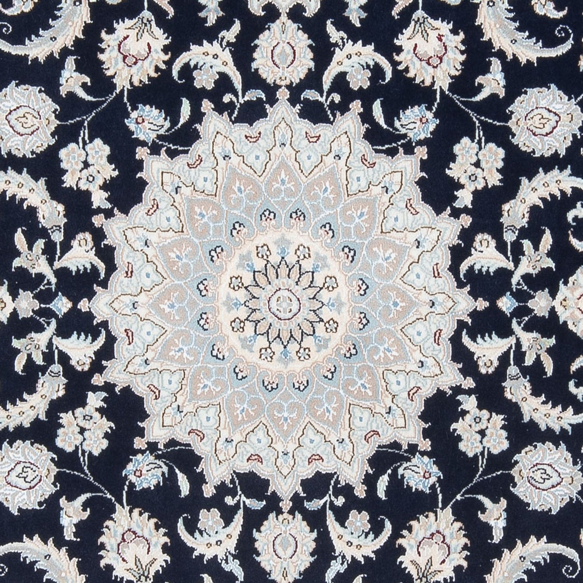 Alfombra Persa - Nain - Prima - 200 x 150 cm - azul oscuro