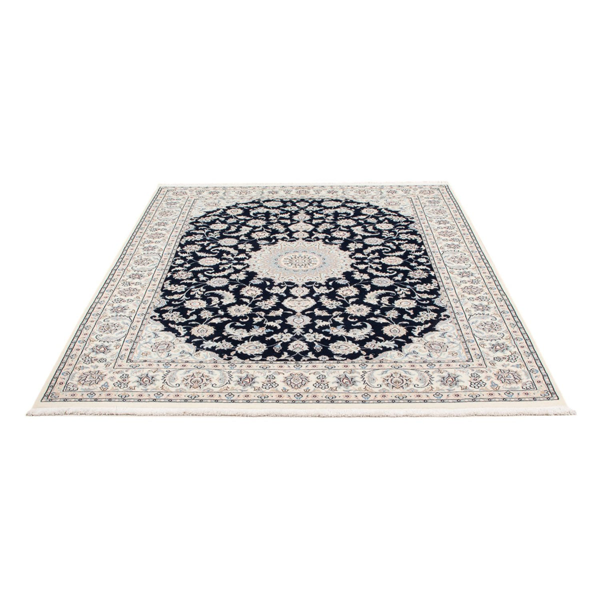 Alfombra Persa - Nain - Prima - 200 x 150 cm - azul oscuro