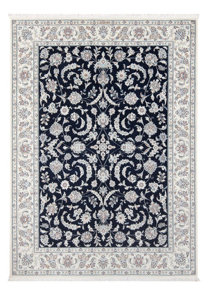 Alfombra Persa - Nain - Prima - 202 x 150 cm - azul oscuro