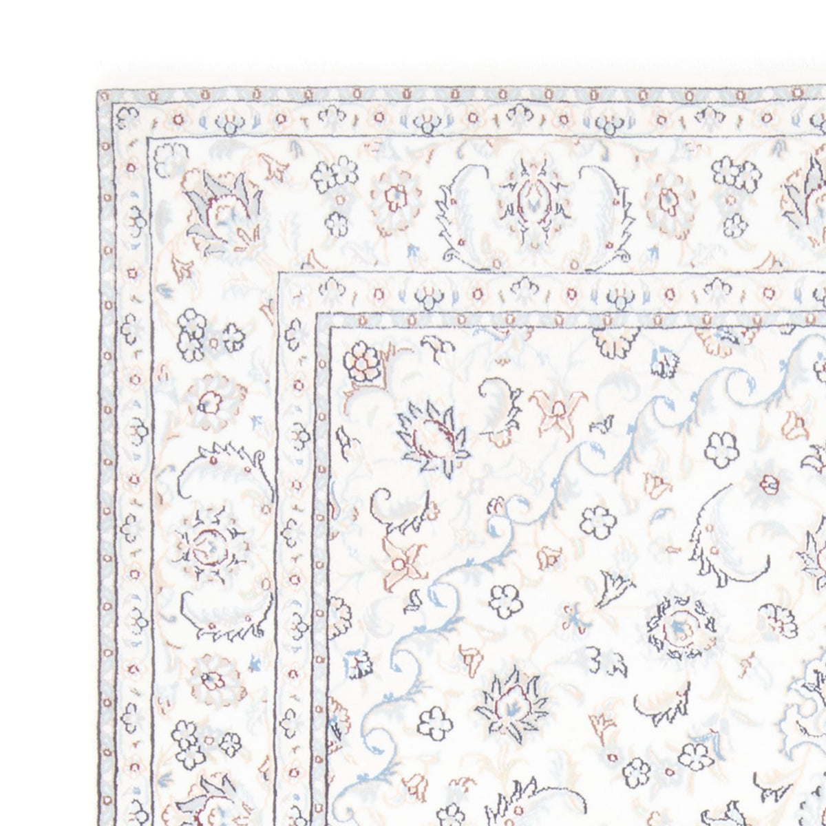 Alfombra Persa - Nain - Real - 198 x 150 cm - crema