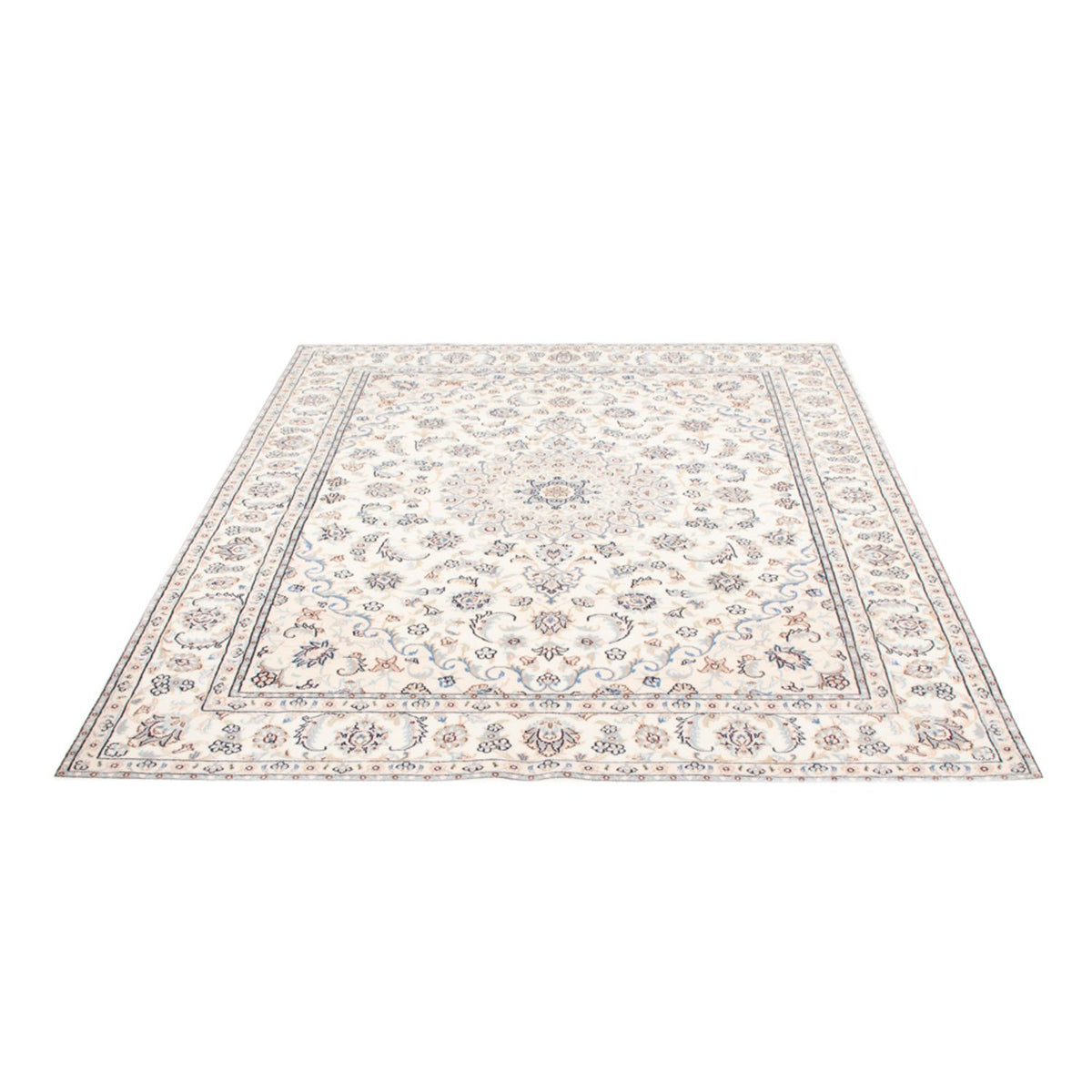 Alfombra Persa - Nain - Real - 198 x 150 cm - crema