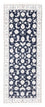 Alfombra de pasillo Alfombra Persa - Nain - Real - 195 x 81 cm - azul oscuro