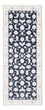 Alfombra de pasillo Alfombra Persa - Nain - Real - 194 x 80 cm - azul oscuro