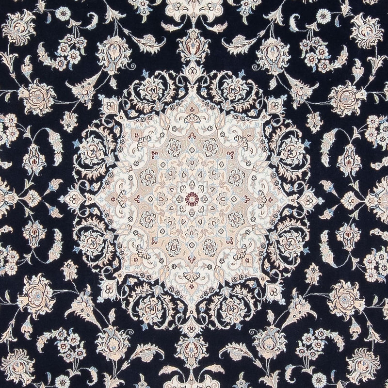 Alfombra Persa - Nain - Prima - 300 x 247 cm - azul oscuro