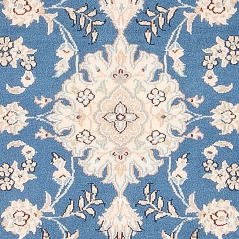 Alfombra persa - Nain - 88 x 59 cm - azul