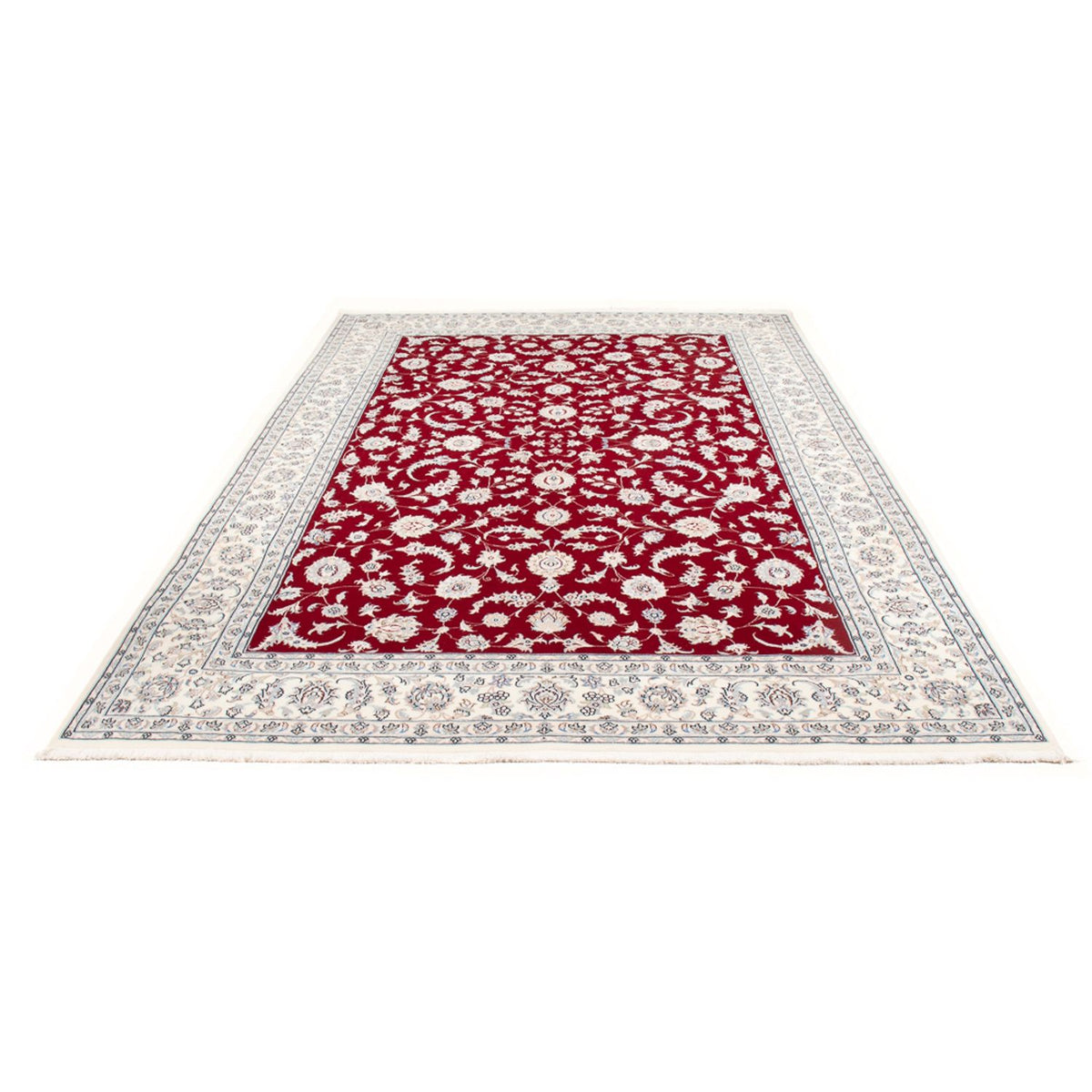 Alfombra Persa - Nain - Prima - 295 x 200 cm - rojo