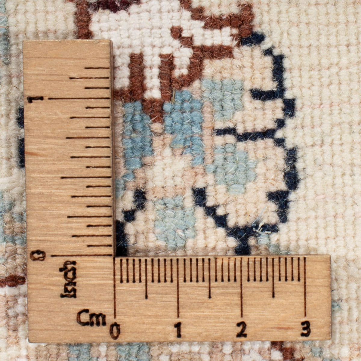 Alfombra persa - Nain redondo  - 202 x 202 cm - azul oscuro