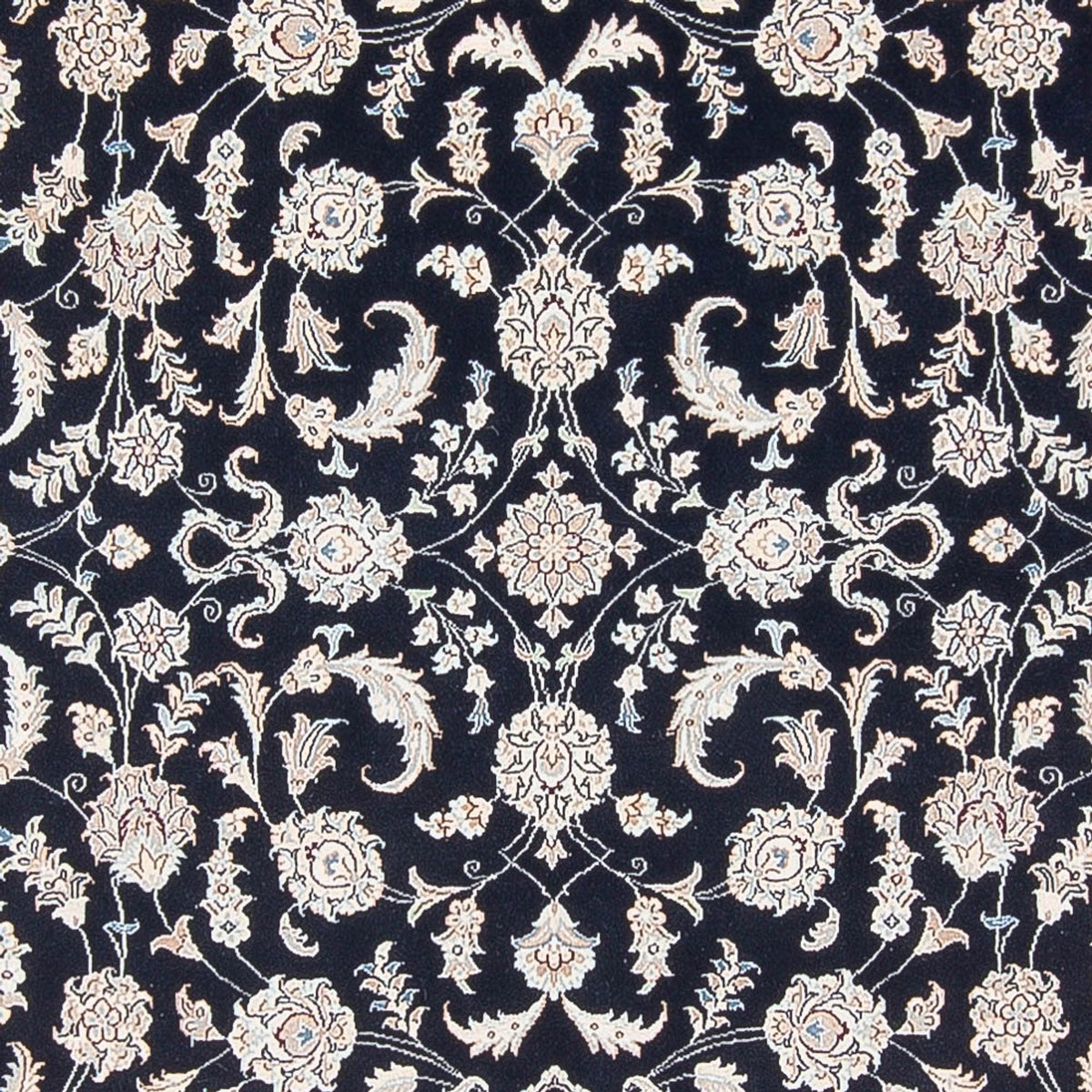 Alfombra Persa - Nain - Prima - 298 x 198 cm - azul oscuro