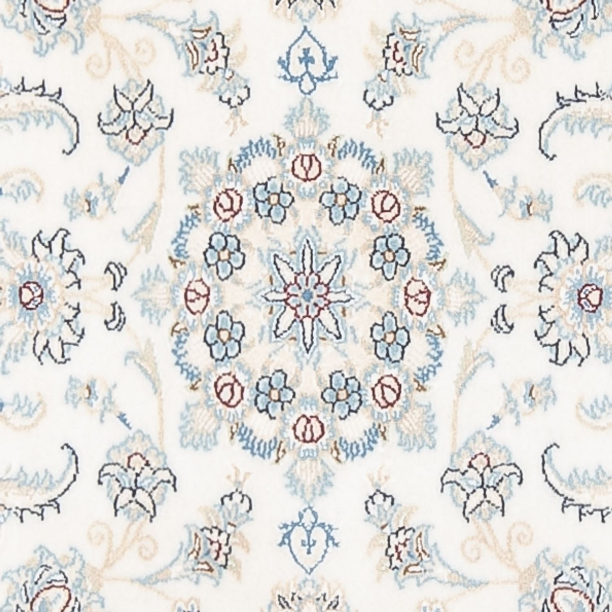 Alfombra de pasillo Alfombra Persa - Nain - Prima - 300 x 80 cm - crema