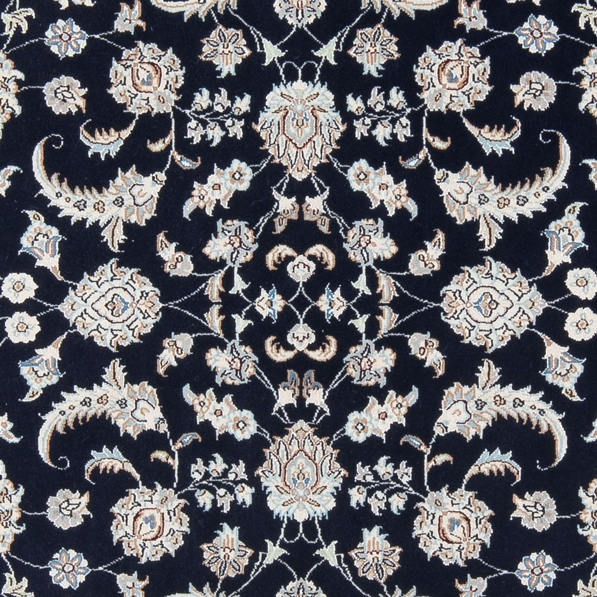 Alfombra Persa - Nain - Prima - 205 x 148 cm - azul oscuro