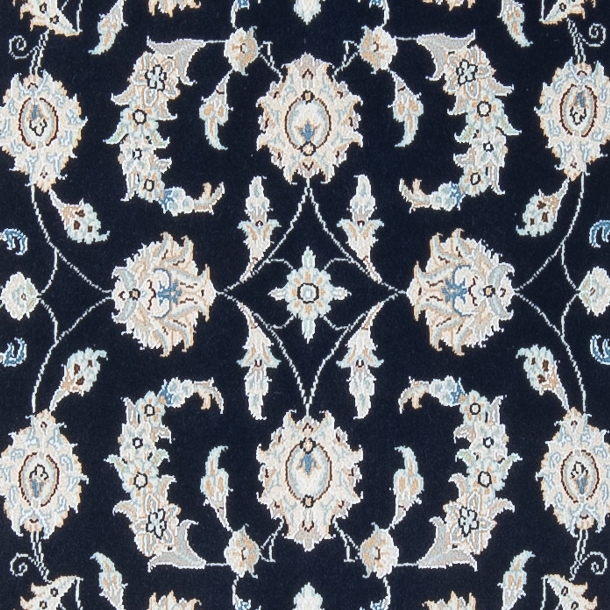 Alfombra de pasillo Alfombra Persa - Nain - Prima - 352 x 82 cm - azul oscuro