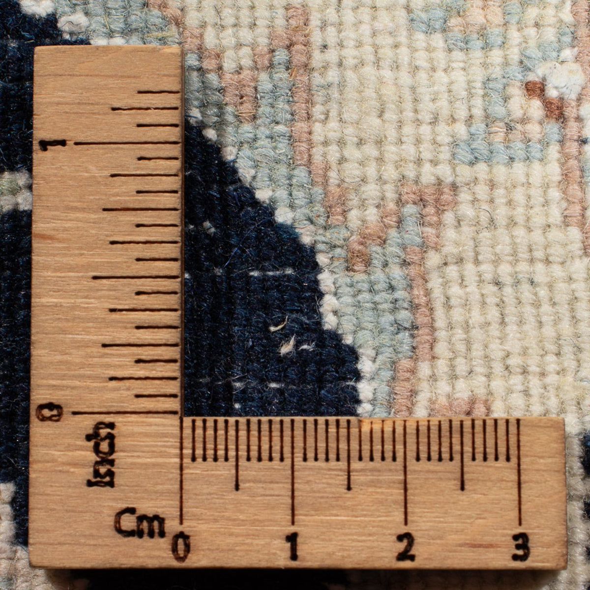 Alfombra de pasillo Alfombra Persa - Nain - Prima - 339 x 86 cm - azul oscuro