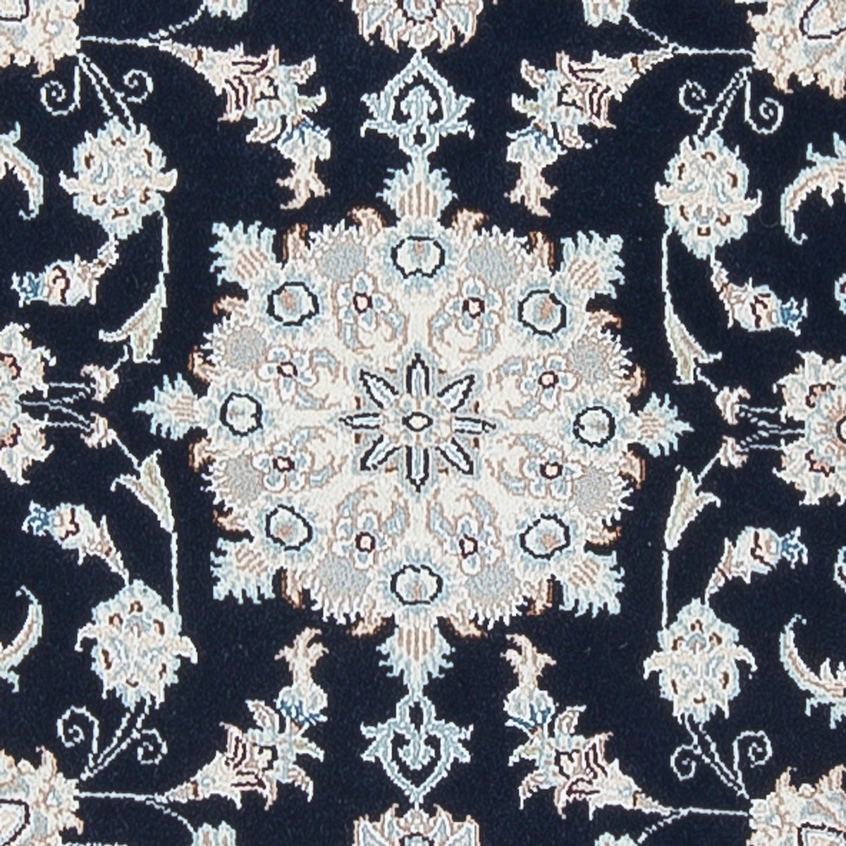 Alfombra de pasillo Alfombra Persa - Nain - Prima - 297 x 82 cm - azul oscuro
