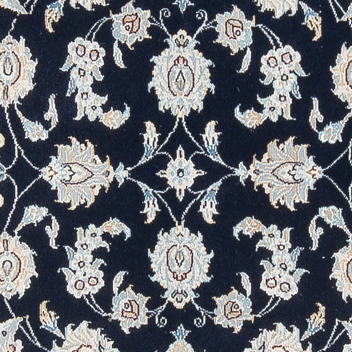 Alfombra de pasillo Alfombra Persa - Nain - Prima - 304 x 81 cm - azul oscuro