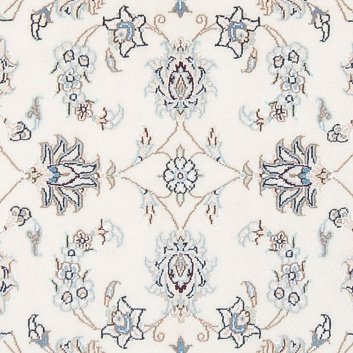 Alfombra de pasillo Alfombra Persa - Nain - Prima - 301 x 83 cm - crema