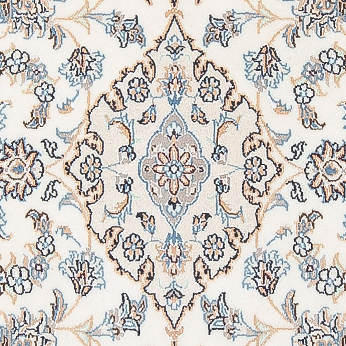 Alfombra de pasillo Alfombra Persa - Nain - Prima - 297 x 81 cm - crema