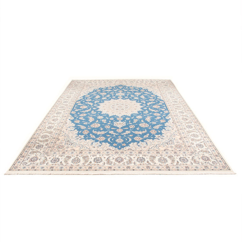 Alfombra Persa - Nain - Prima - 348 x 245 cm - azul claro