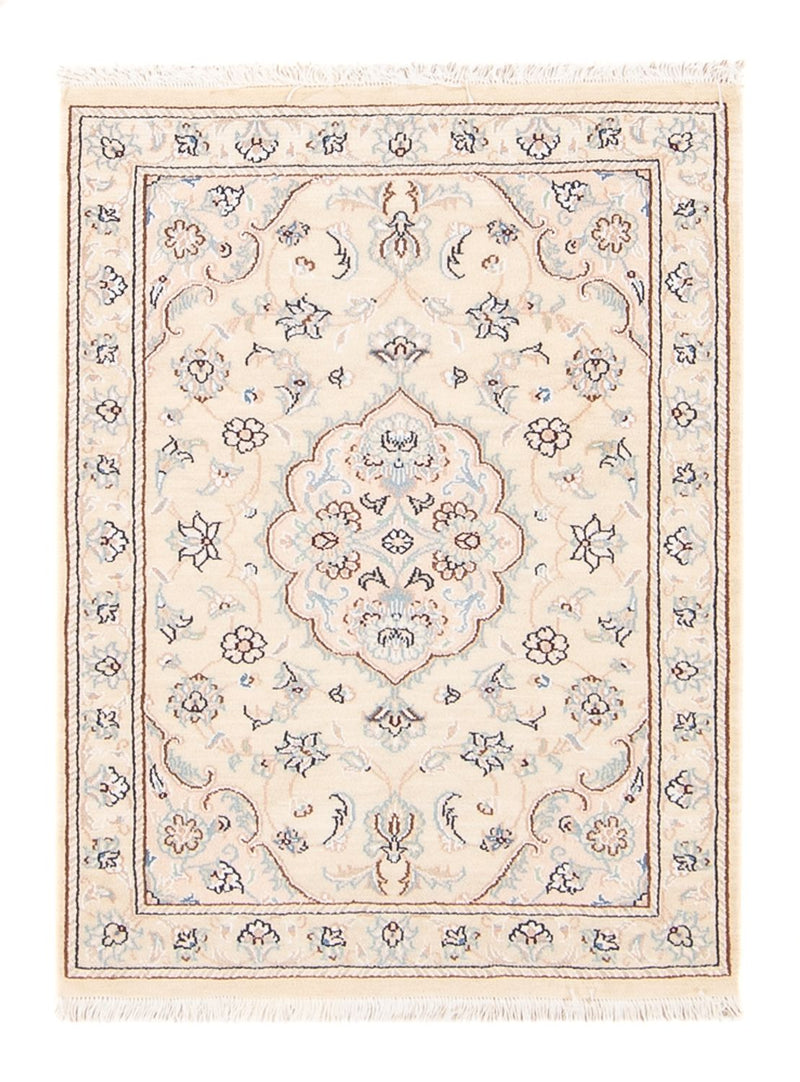 Alfombra persa - Nain - 90 x 60 cm - beige