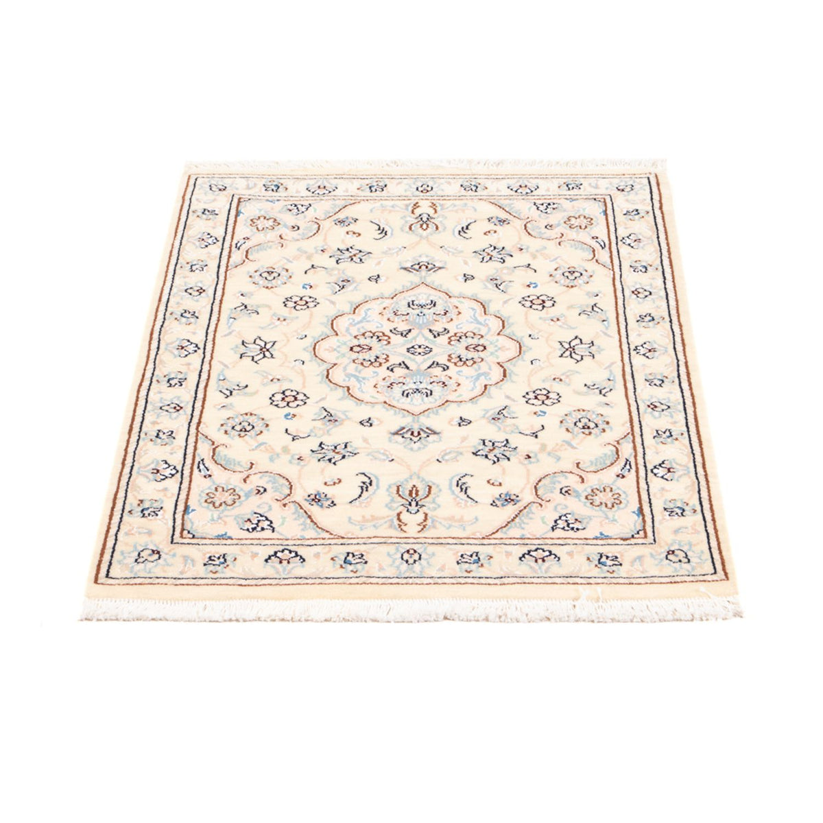 Alfombra persa - Nain - 90 x 60 cm - beige