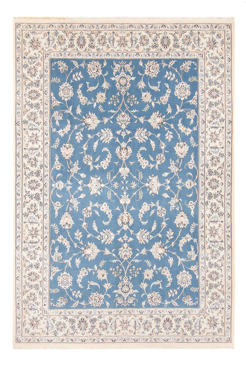 Alfombra persa - Nain - 237 x 170 cm - azul