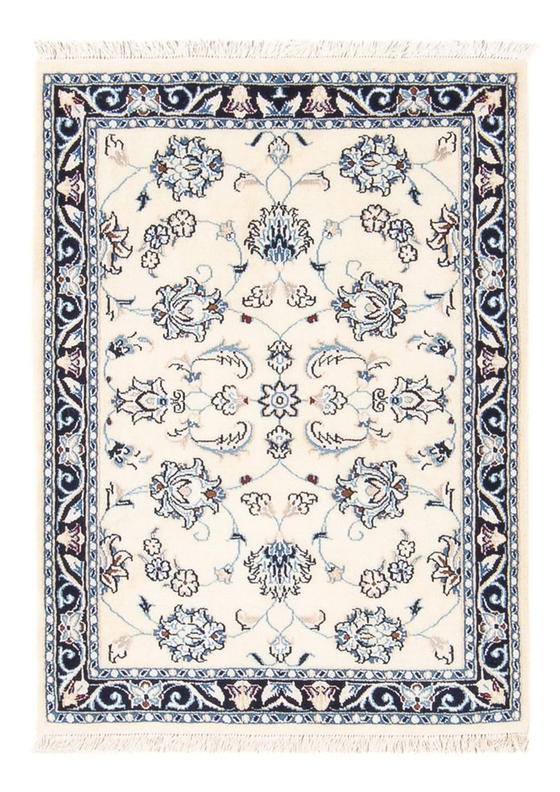 Alfombra persa - Nain - 85 x 60 cm - crema