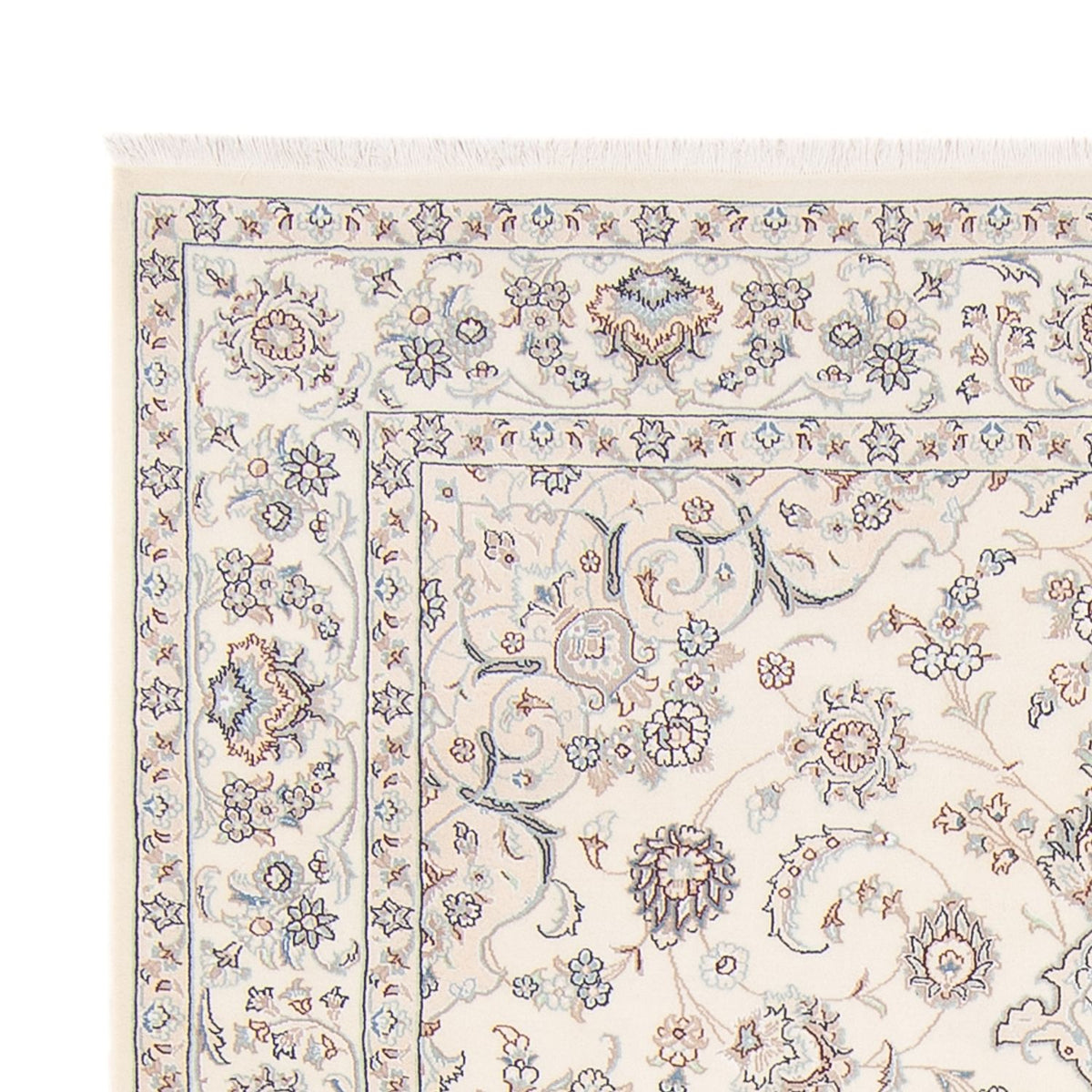 Alfombra persa - Nain - 250 x 168 cm - crema