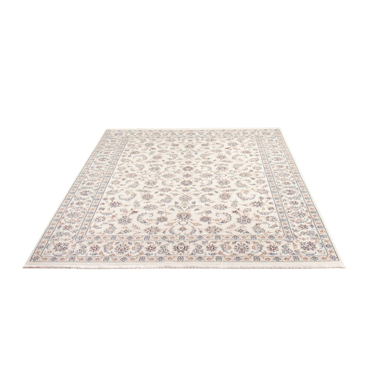Alfombra persa - Nain - 242 x 171 cm - crema