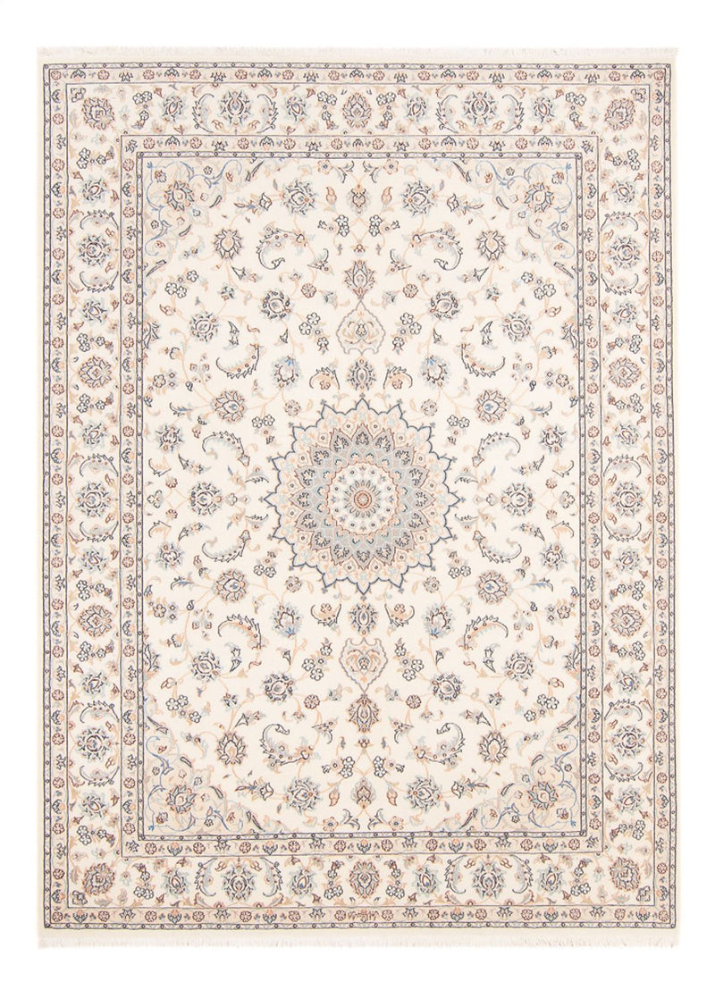 Alfombra persa - Nain - 228 x 170 cm - crema