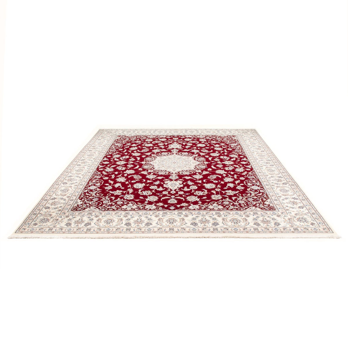 Alfombra Persa - Nain - Prima - 295 x 250 cm - rojo