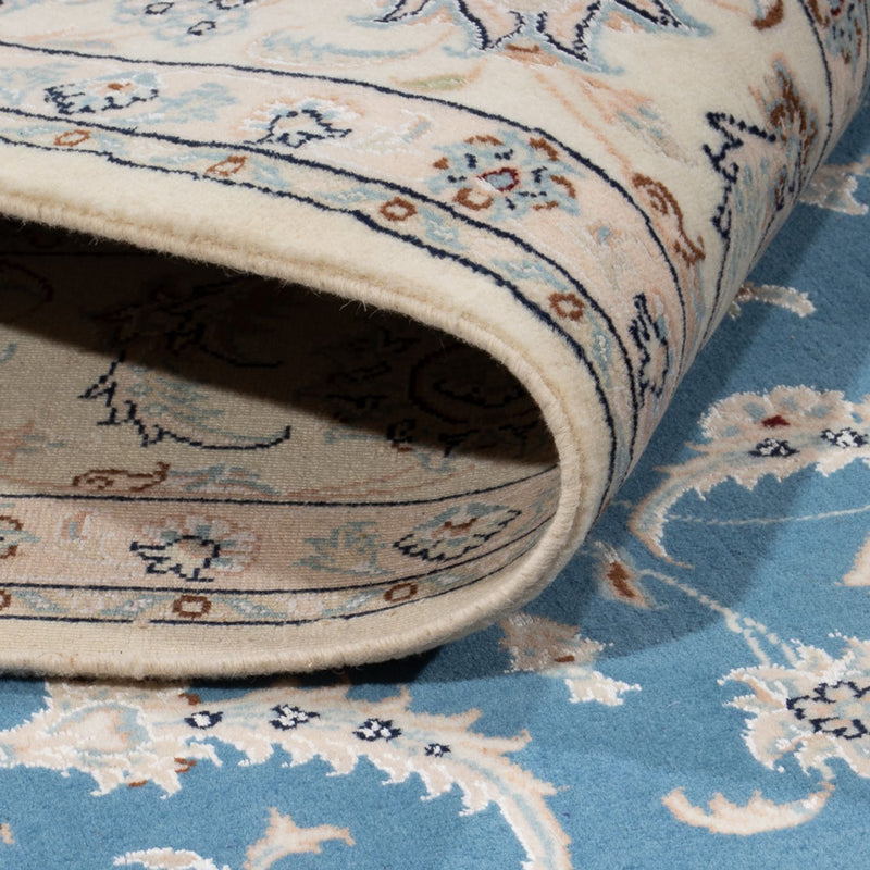 Alfombra persa - Nain - 240 x 170 cm - azul