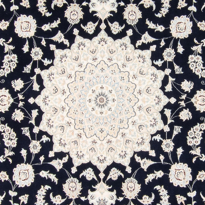 Alfombra persa - Nain - 264 x 246 cm - azul oscuro