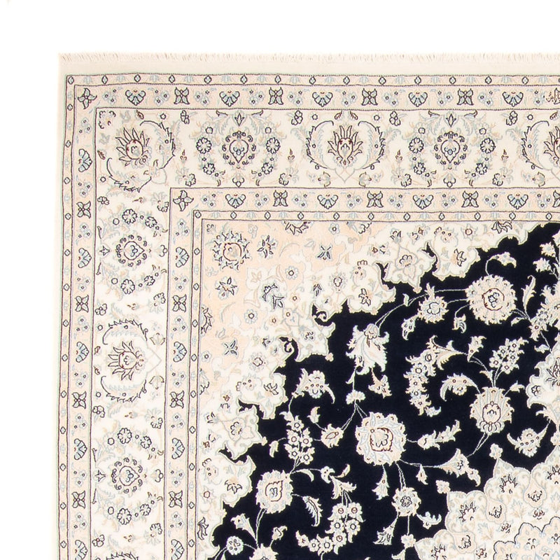 Alfombra persa - Nain - 264 x 246 cm - azul oscuro