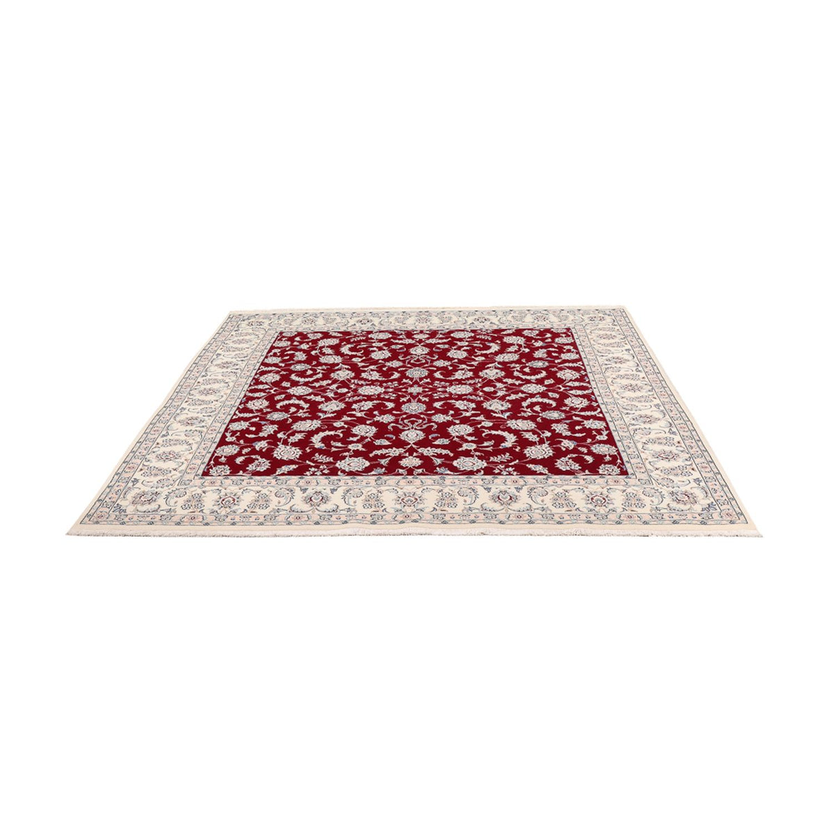 Alfombra persa - Nain cuadrado  - 215 x 195 cm - rojo