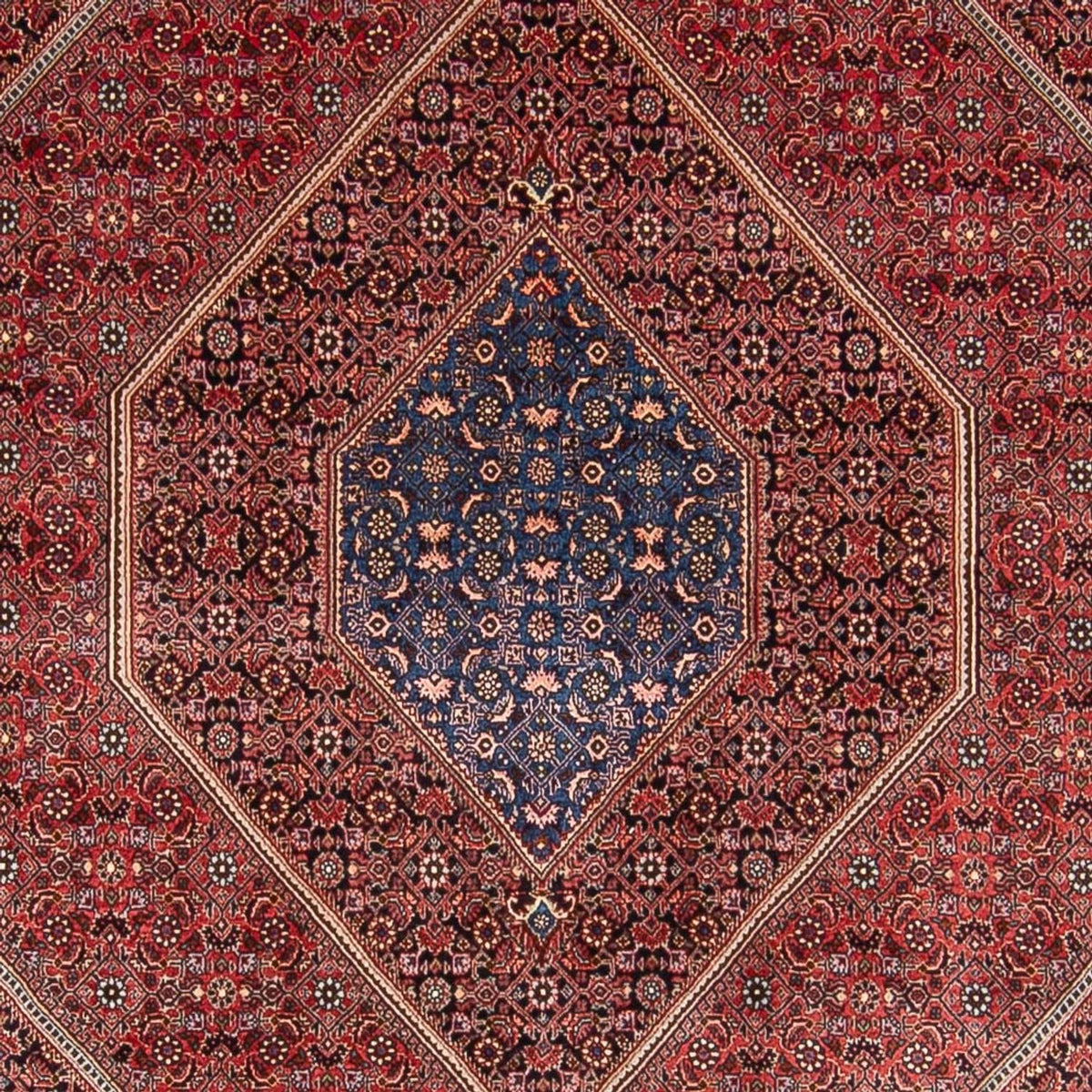 Alfombra persa - Nain - 252 x 199 cm - rojo burdeos