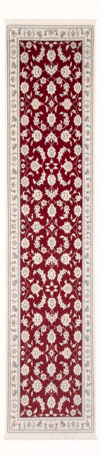 Alfombra de pasillo Alfombra Persa - Nain - Prima - 297 x 83 cm - rojo