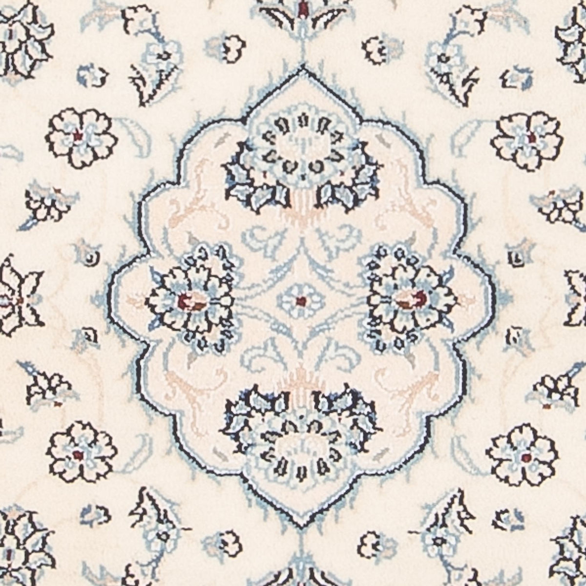 Alfombra persa - Nain - 96 x 61 cm - crema