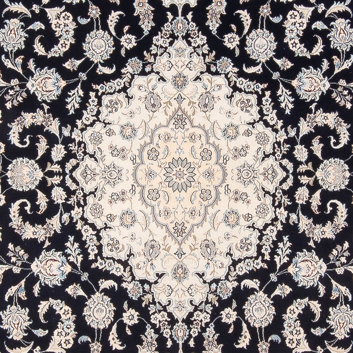 Alfombra Persa - Nain - Prima - 300 x 200 cm - azul oscuro