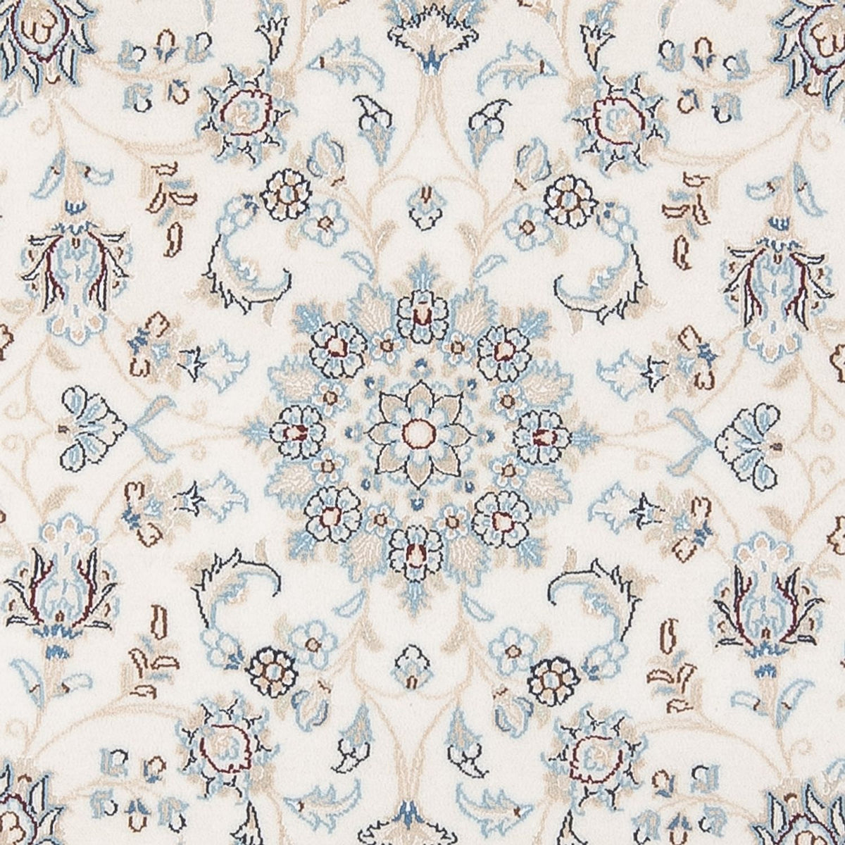 Alfombra Persa - Nain - Prima redondo - 149 x 149 cm - crema