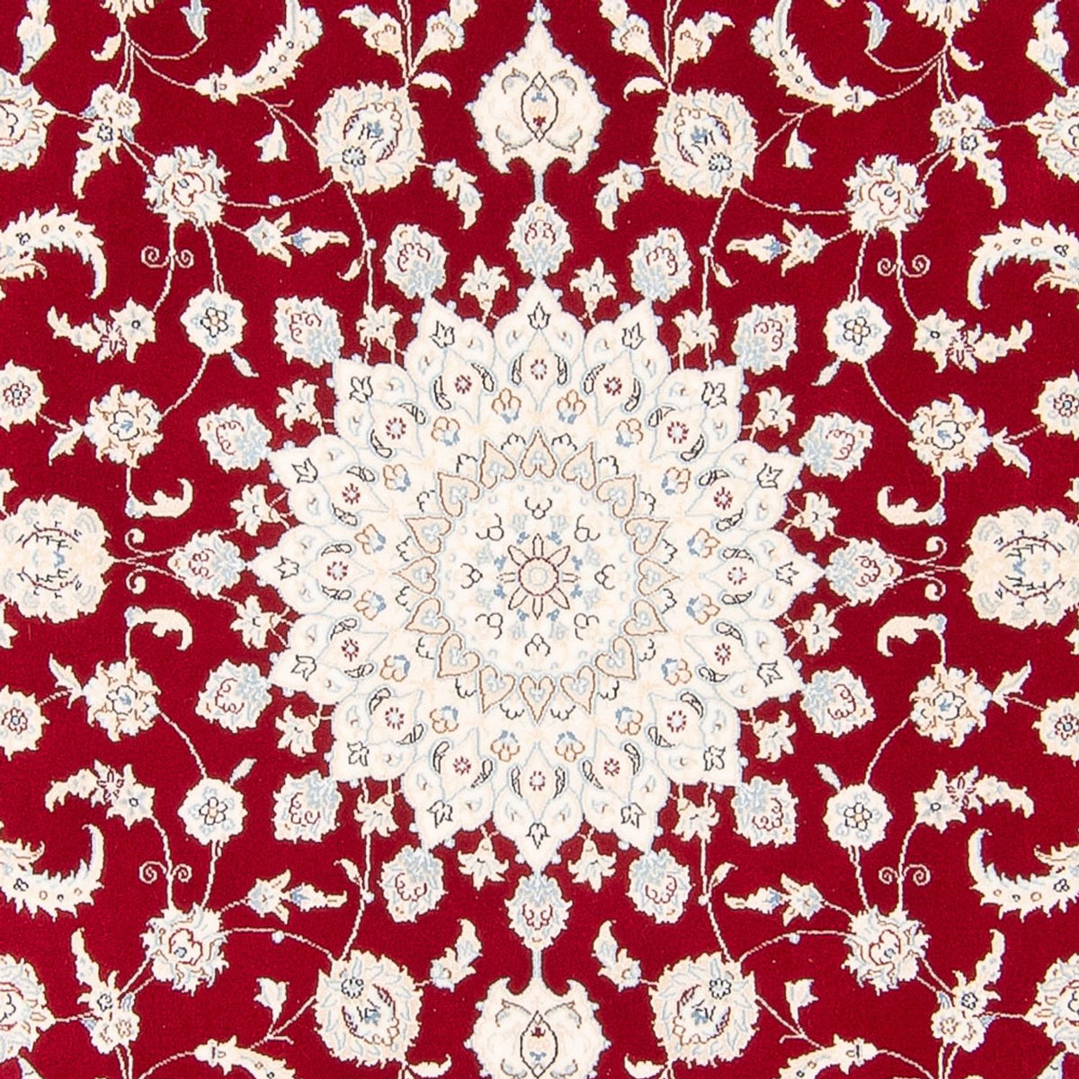 Alfombra persa - Nain cuadrado  - 210 x 194 cm - rojo